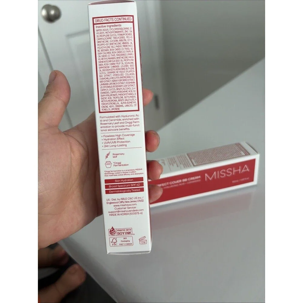 Missha M Perfect Cover BB Cream SPF42-PA+++ No.23/Natural Beige 50ml x2